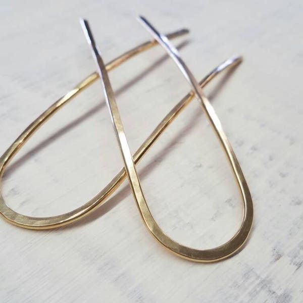 Small Gold Hair Pin Set