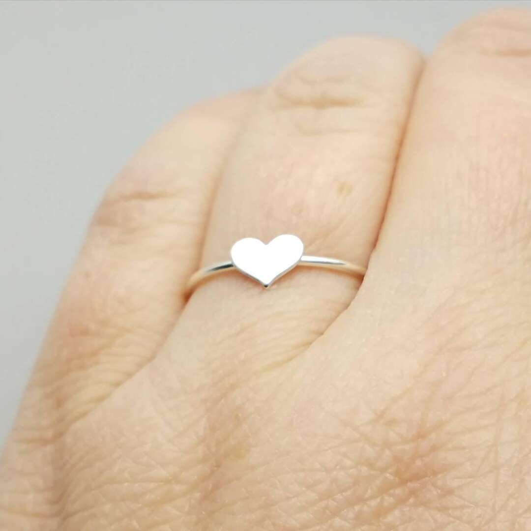 ★関税込★THE MUSEUM VISITOR★HEART OUTLINE SILVER RING★ HEART OUTLINE SILVER RING : THE MUSEUM VISITOR