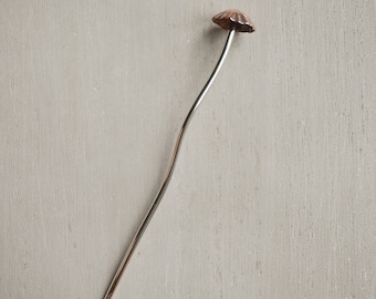 Mushroom Hair Stick Pin