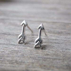 Arrow Earrings in Sterling Silver image 3