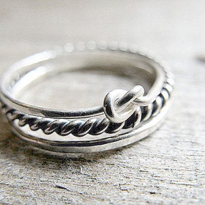 Stacking Rings Sterling Silver