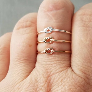 Silver Knot Ring image 2