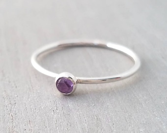 Silver Amethyst Ring