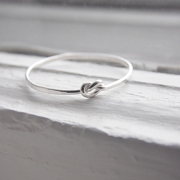 Thin Knot Ring Sterling Silver