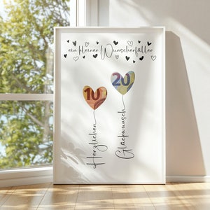 Geld cadeau voor verjaardag | Wensvervullend verjaardagscadeau | Last Minute Cadeau PDF | Direct downloaden | Cadeauposter Familie