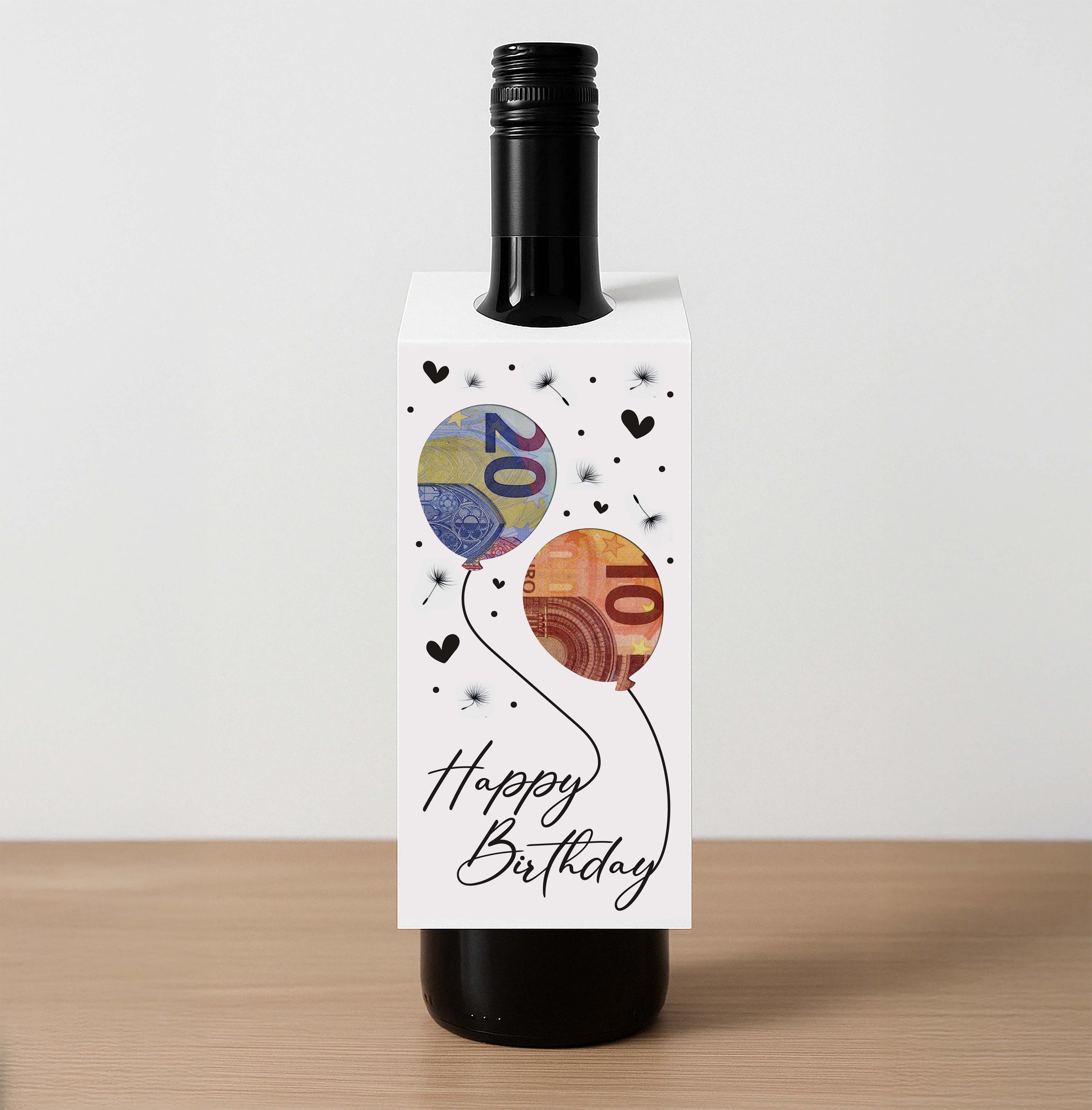 Geldgeschenk Geburtstag | Ballons | Last Minute Geschenk | Geburtstagskarte PDF Sofort Download | Geschenk Vorlage | Geburtstagsgeschenk