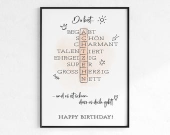 18th Birthday Gift Idea | Gift Idea for Adults (Finally 18) | Birthday Gift | Gift Idea Download PDF | Birthday Poster
