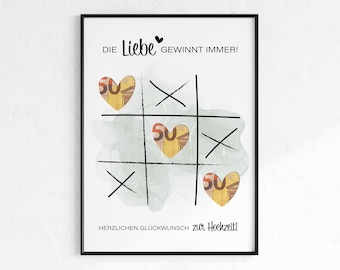 Wedding Money Gift | Wedding Poster | Creative DIY Gift | Bride and Groom Gift | Wedding Gift Money | Last Minute Instant Download