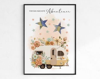 Cash gift camper travel fund | Caravan gift | Motorhome gift idea | Last-minute gift | Wedding gift world trip | Vanlife