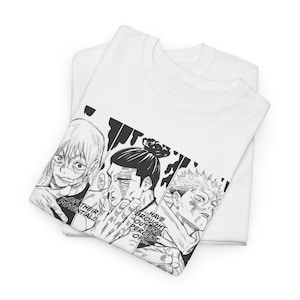 Jujutsu Kaisen Anime Shirt, Unisex Heavy Cotton Tee, Itadori Todo Mahito Clothing, Graphic Tee, Japanese Manga Fan Gift