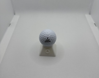 Personalisierbar 3D gedruckter Golfball Ständer
