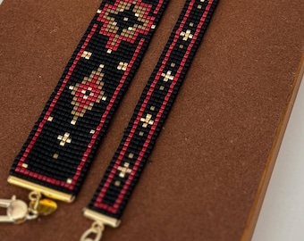 Persian Carpet Loom Bracelet Bead Pattern – Miyuki Delica