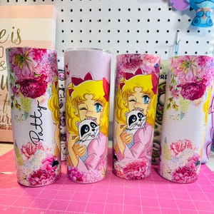 Candy Tumbler, Candy Anime, Canty cartoon, Candy gift for mom, Candys White Tumbler, Candy Nostalgia Cup, Candy Candy anime, Candy gift mom