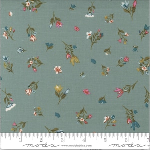 MODA Songbook - A New Page- Dusty Jade By Fancy That Design House Item 45555-19 - 1/2 Yard