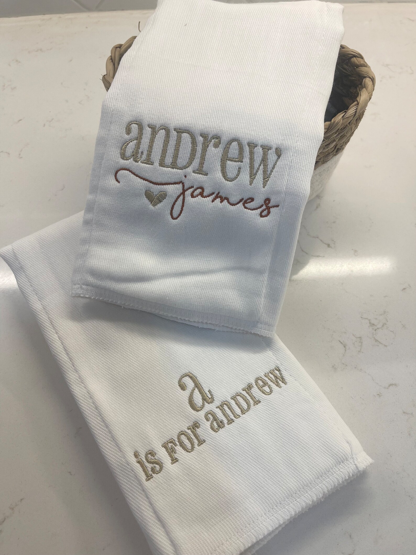 Personalized / Monogrammed Girl or Boy Burp Cloths Hospital Etsy