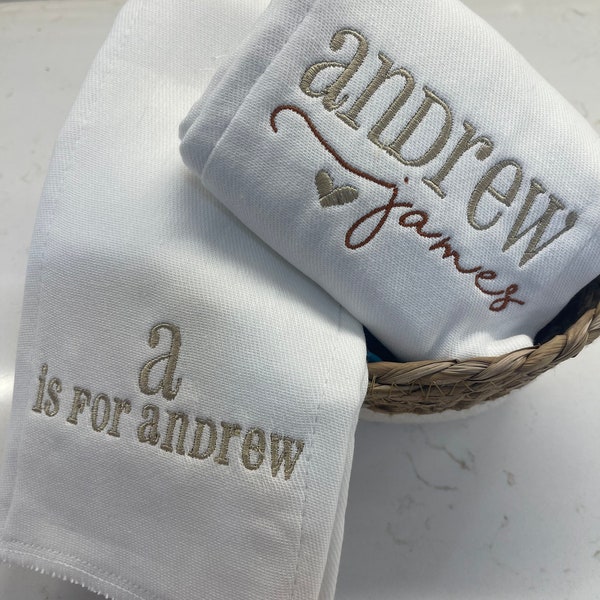 Diaper Burp Cloths Etsy