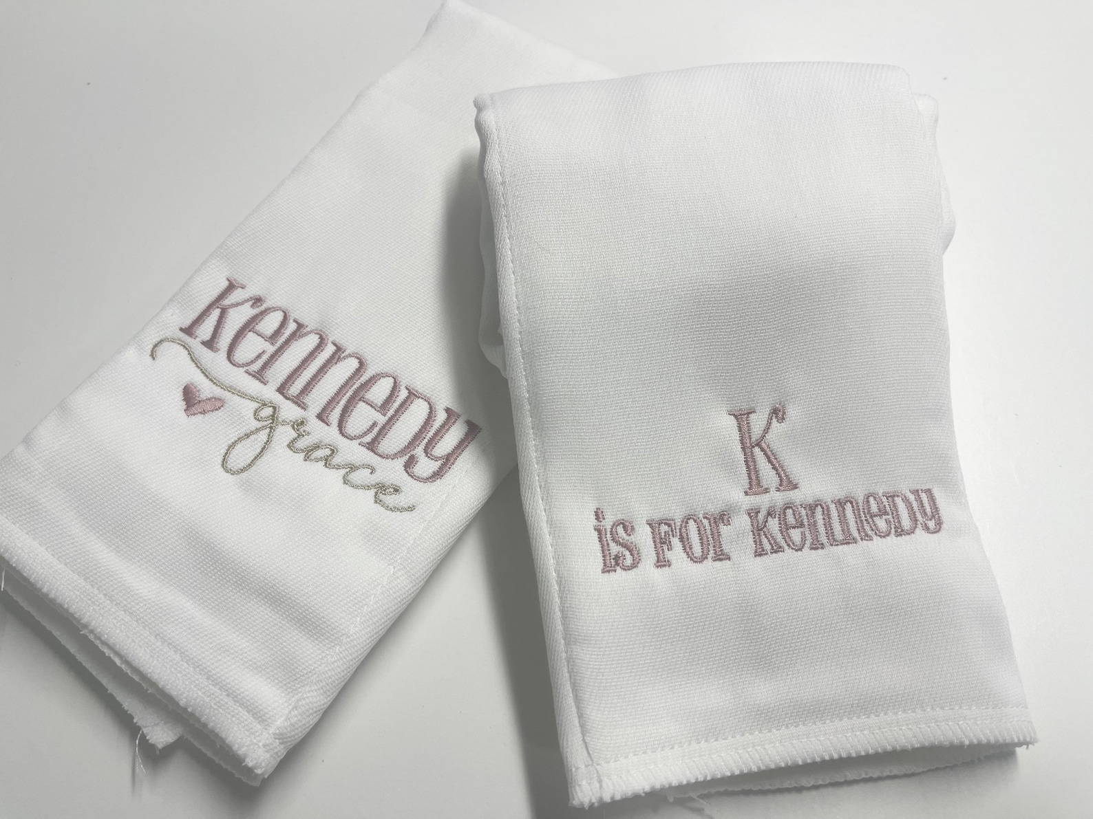 Personalized / Monogrammed Girl or Boy Burp Cloths Hospital Etsy