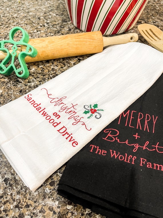 Rolling Pin Personalized Kitchen Towel