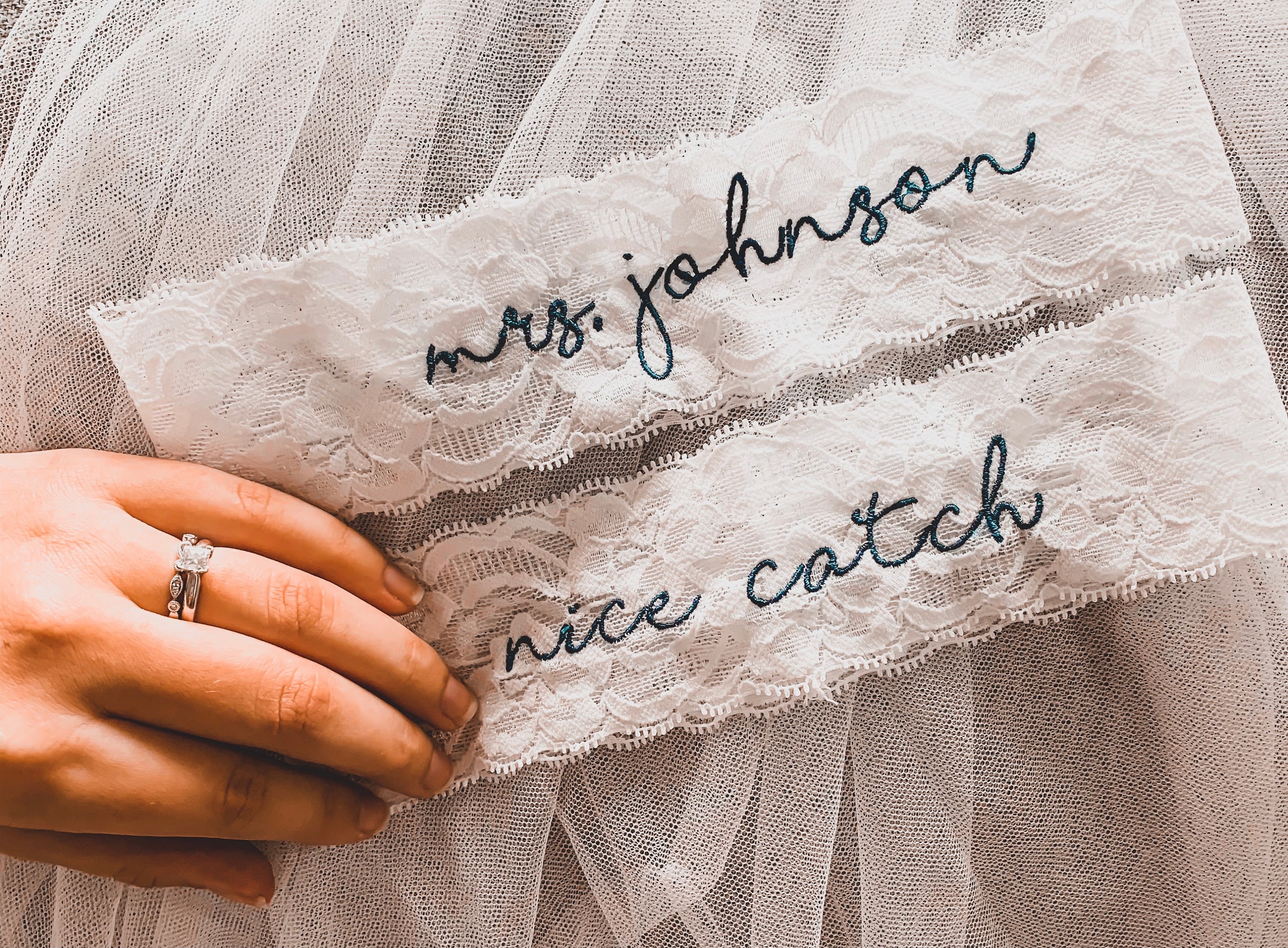 Personalized Garters - Etsy