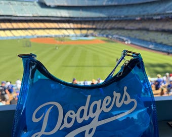ドジャースタジアム　ハローキティクリアバッグ LA キティ #26 キャットマン ドジャース クリア スタジアム