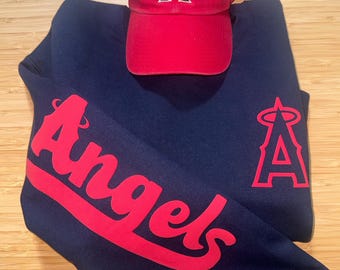 Angels Baseball Crewneck Fleece unisex Sweatshirt