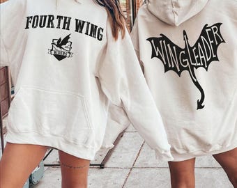 Wing Leader Fourth Wing Sweatshirt, Fourth Wing Merch