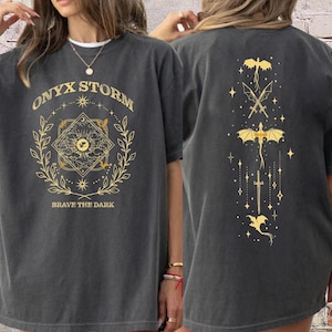 Onyx Storm Brave The Dark Shirt, Comfort Colors Fourth Wingg Shirt, I Will Save Him, Xaden Riorson Shirt, Bookish Lover Shirt