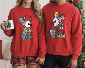 Disney Couples Mickey And Minnie Mouse Sweatshirt, Magic Kingdom Family Hoodie