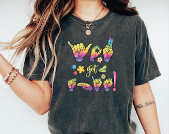 ASL Teacher Tee, Sign Language Shirt, Gift for Teacher