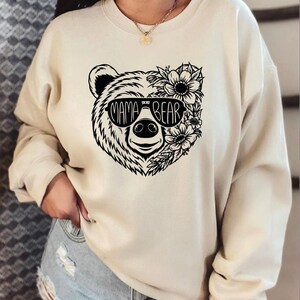 Mama Bear Sweatshirt, Mothers Day Gift, Cute Mama Sweater, Mom Life Sweatshirt, New Mom Gift, Mom Hoodie, Mama Bear Gift