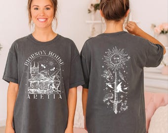 Riorson House Aretia Shirt, Fourth Wing Tee, BookTok Apparel, Romantasy Book Gift