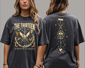 The Thirteen Shirt, Throne of Glass Comfort Colors Tee