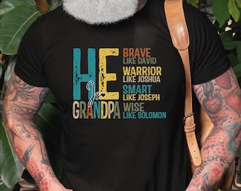 He Is Grandpa Shirt, Christian Dad Gifts, Christian Daddy Tee