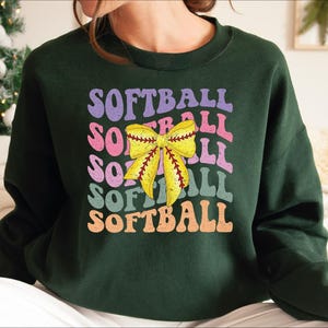 Retro Softball Sweatshirt, Softball Mom Sweater,Softball Game Day Sweatshirt,Softball Mama Hoodie,Softball Team Sweater,Softball Hoodie A137