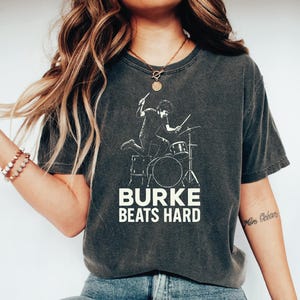 Clem Burke Comfort Colors T-Shirt, Blondie Drummer Tribute Tee, Retro Rock Band Shirt