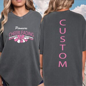 Pioneers Cheerleading Mascot Shirt, School Mascot Pride Tshirt for Teachers, Students & Parents Cheer Tee, Football, Baseball