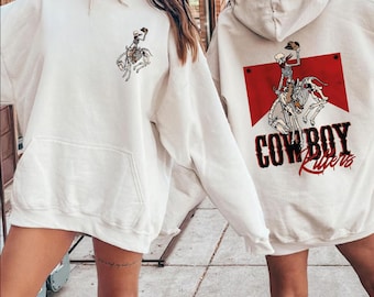 Cowboy Killers Sweatshirt, Funny Western Skeleton Hoodie