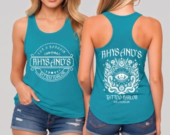 Rhysand's Tattoo Parlor V Neck, Acotar Velaris Racerback