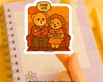 Dumbass Redd and Kitty Sticker