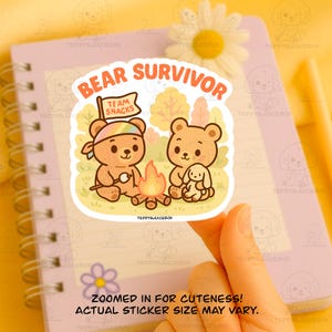 Bear Survivor Sticker