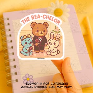 The Bea-Chelor Sticker