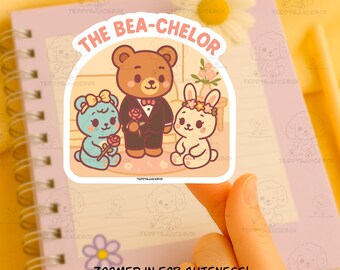 The Bea-Chelor Sticker