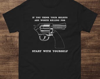 People Have Rights, Beliefs Do Not - T-Shirt