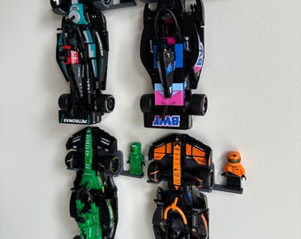 3D Printed Wall Mount Hook for Lego Speed Champions F1 Cars