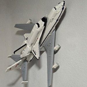 Wall mount for Lego Shuttle Carrier Aircraft 10360