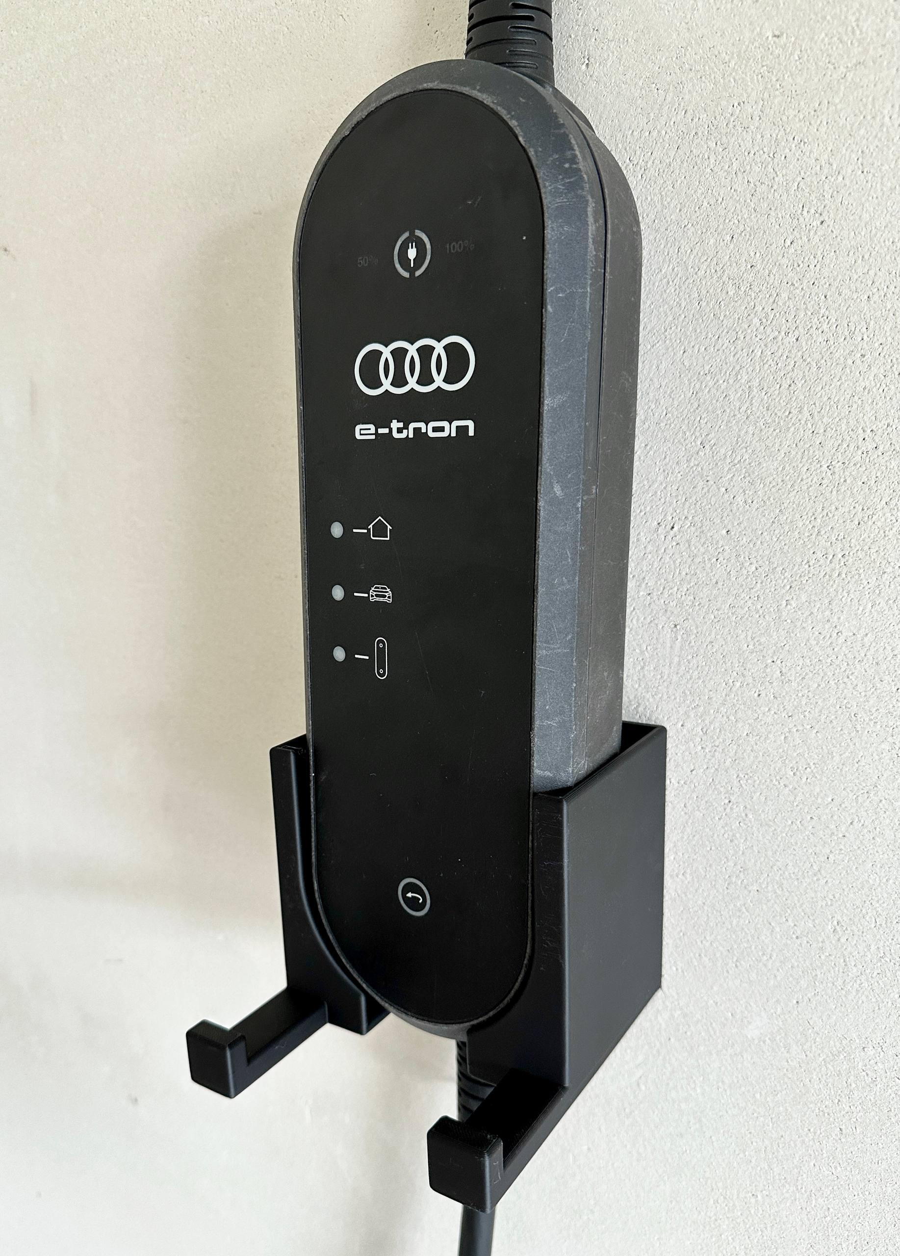 Audi E-tron、Skoda、Porscheの充電器用壁掛けブラケット、ホルダー 