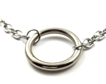 Circle Necklace Large Hardware Jewelry