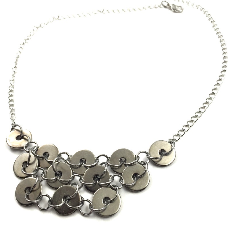 Statement Necklace Hardware Jewelry Etsy