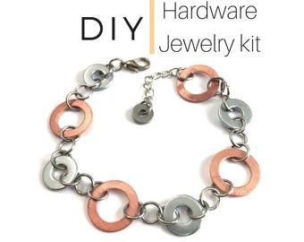 Bracelet Jewelry Kit Mixed Metal Hardware Jewelry