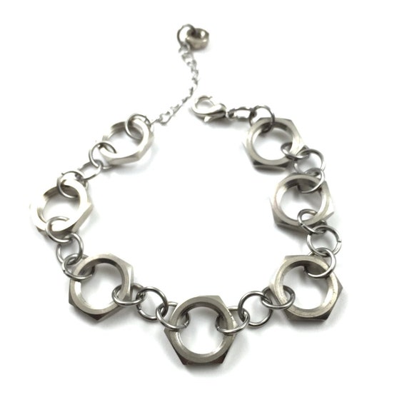Chain Bracelet Hardware Jewelry Etsy